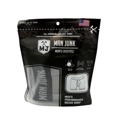 Man Junk Lifestyle Boxer Brief - Charcoal
