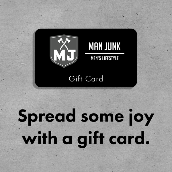 Man Junk Men's Lifestyle Gift Card: Spread some joy with a gift card. 