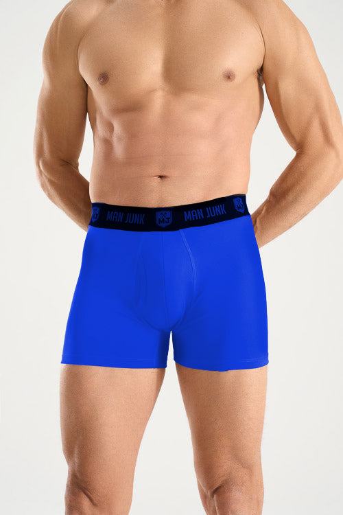 Man Junk Lifestyle Boxer Brief - Blue