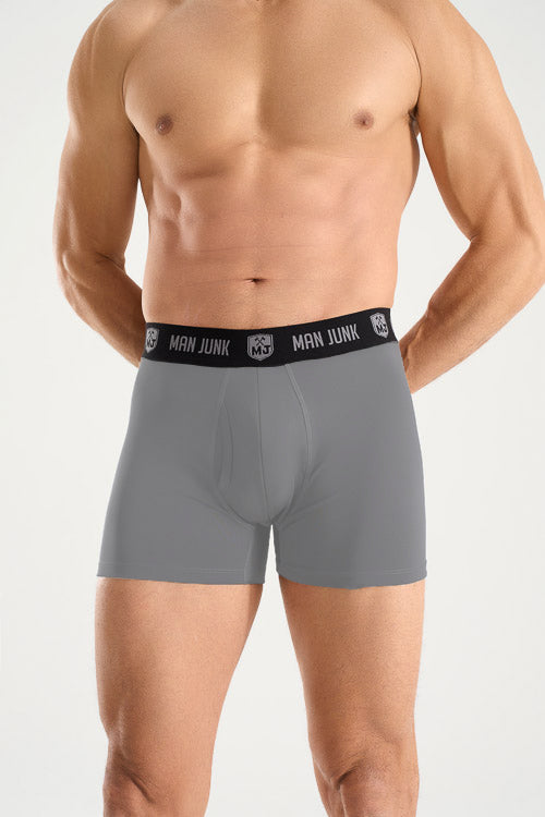 Man Junk Lifestyle Boxer Brief - Charcoal